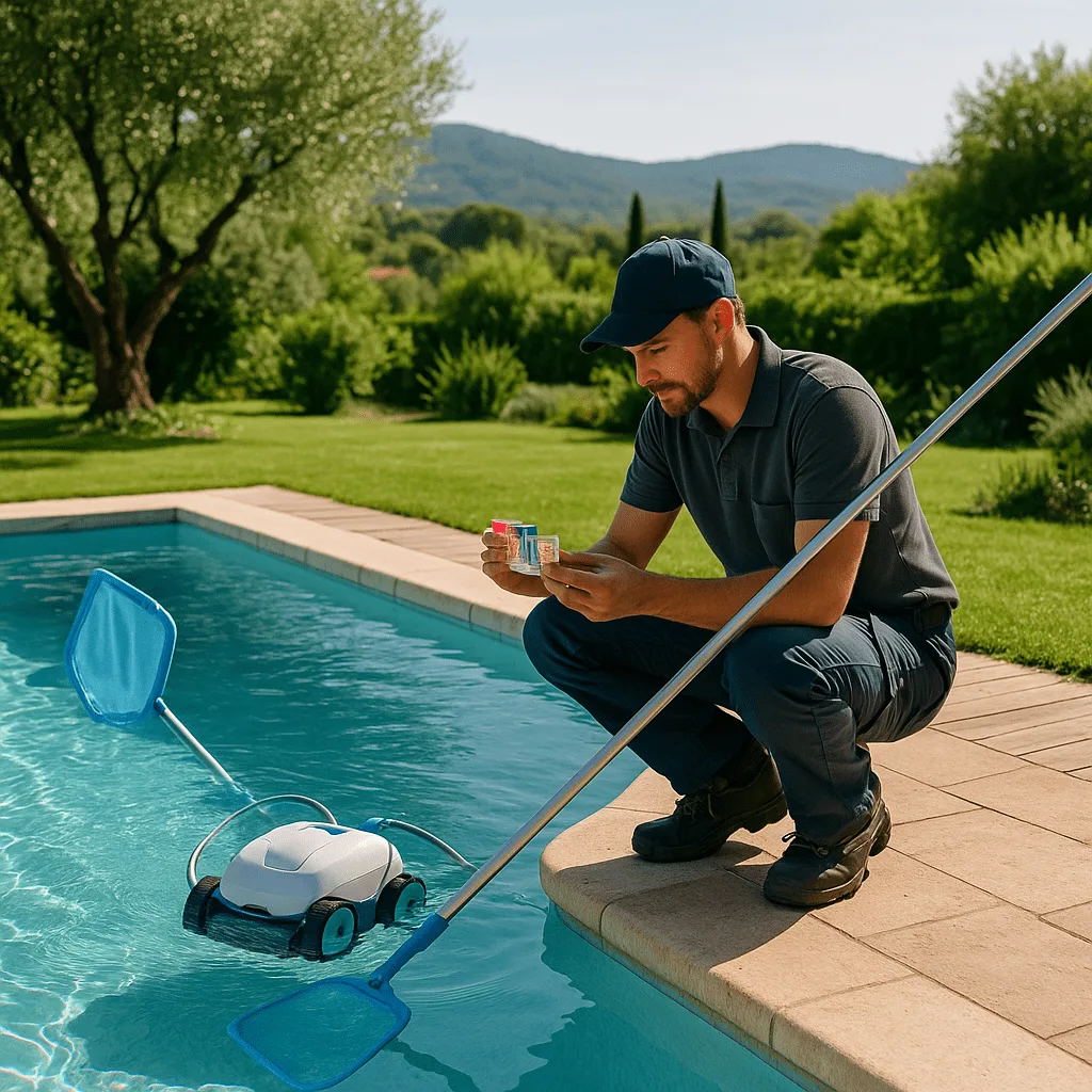 Piscine extérieure dans l'Aveyron